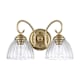 A thumbnail of the Golden Lighting 6952-BA2 CLR Brushed Champagne Bronze