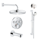 A thumbnail of the Grohe GSS-Grohtherm-CIR-09 A Starlight Chrome