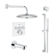 A thumbnail of the Grohe GSS-Grohtherm-SQ-08 Moon White / StarLight Chrome