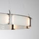 A thumbnail of the Hammerton Studio CHB0042-60 Parallel Chandelier in Metallic Beige Silver with Clear Granite Glass
