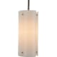 A thumbnail of the Hammerton Studio LAB0044-12 Ivory Wisp Glass with Metallic Beige Silver Finish