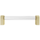 A thumbnail of the Hapny Home C502-CLR Clear / Satin Brass