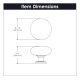 A thumbnail of the Hickory Hardware R077753-10PACK Line Drawing