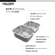 A thumbnail of the Houzer EC-3208SR Alternate Image