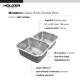 A thumbnail of the Houzer MEC-3220SR Alternate Image