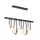 A thumbnail of the Hubbardton Forge 131046 Antique Brass / Black / Black Wood / Opal