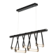 A thumbnail of the Hubbardton Forge 131053 Black Wood / Polished Nickel / Clear