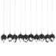 A thumbnail of the Hubbardton Forge 131143 Ink / Black / Clear