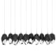 A thumbnail of the Hubbardton Forge 131144 Sterling / Black / Clear