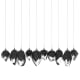 A thumbnail of the Hubbardton Forge 131145 Bronze / Black / Clear