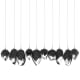 A thumbnail of the Hubbardton Forge 131145 Sterling / Black