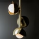 A thumbnail of the Hubbardton Forge 131611 Modern Brass / Black / Opal