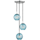 A thumbnail of the Hudson Valley Lighting 2033 Polished Chrome / Blue