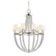 A thumbnail of the Hudson Valley Lighting 3119 Polished Nickel / White Silk Shades