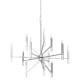 A thumbnail of the Hunter Sunjai Three-Tier 40 Chandelier Brushed Nickel
