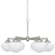 A thumbnail of the Hunter Saddle Creek 30 Chandelier CW Brushed Nickel