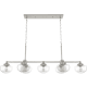 A thumbnail of the Hunter Saddle Creek 52 Chandelier Brushed Nickel