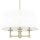 A thumbnail of the Hunter Briargrove 24 Chandelier Painted Modern Brass