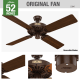 A thumbnail of the Hunter Original Hunter 23847 Original Ceiling Fan Details