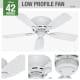 A thumbnail of the Hunter Low Profile 42 Hunter 51059 Ceiling Fan Details