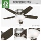 A thumbnail of the Hunter Newsome 42 Low Profile Hunter 51082 Ceiling Fan Details