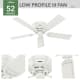 A thumbnail of the Hunter Low Profile 52 Hunter 53069 Low Profile Ceiling Fan Details