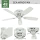 A thumbnail of the Hunter Sea Wind Hunter 53119 Sea Wind Ceiling Fan Details