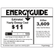 A thumbnail of the Hunter Newsome 52 Damp Hunter 53322 Newsome Energy Guide Image