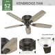 A thumbnail of the Hunter Kenbridge 52 Low Profile Hunter 53379 Kenbridge Ceiling Fan Details