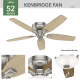 A thumbnail of the Hunter Kenbridge 52 Low Profile Hunter 53380 Kenbridge Ceiling Fan Details