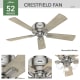 A thumbnail of the Hunter Crestfield 52 LED Low Profile Hunter 54209 Crestfield Ceiling Fan Details