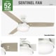 A thumbnail of the Hunter Sentinel Hunter 59169 Sentinel Ceiling Fan Details