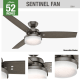 A thumbnail of the Hunter Sentinel Hunter 59211 Sentinel Ceiling Fan Details