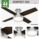 A thumbnail of the Hunter Dempsey 44 LED Low Profile Hunter 59243 Dempsey Ceiling Fan Details