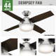 A thumbnail of the Hunter Dempsey 44 LED Hunter 59245 Dempsey Ceiling Fan Details