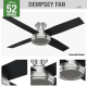 A thumbnail of the Hunter Dempsey 52 Low Profile Hunter 59247 Dempsey Ceiling Fan Details