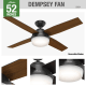 A thumbnail of the Hunter Dempsey 52 Damp Hunter 59251 Dempsey Ceiling Fan Details