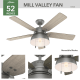 A thumbnail of the Hunter Mill Valley 52 Hunter 59308 Mill Valley Ceiling Fan Details