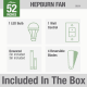 A thumbnail of the Hunter Hepburn 52 LED Hunter 59330 Hepburn Included in Box