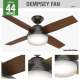 A thumbnail of the Hunter Dempsey 44 LED Hunter 59444 Dempsey Ceiling Fan Details