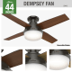A thumbnail of the Hunter Dempsey 44 LED Low Profile Hunter 59445 Dempsey Ceiling Fan Details