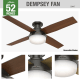 A thumbnail of the Hunter Dempsey 52 LED Low Profile Hunter 59447 Dempsey Ceiling Fan Details