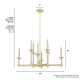 A thumbnail of the Hunter Briargrove 30 Chandelier Alternate View