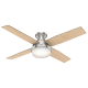 Hunter 59241 Brushed Nickel Dempsey 52" 4 Blade LED Ceiling Fan with