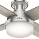 Hunter 59241 Brushed Nickel Dempsey 52" 4 Blade LED Ceiling Fan with