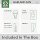 A thumbnail of the Hunter Garland 52 LED Alternate Image