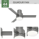 A thumbnail of the Hunter Gimour 44 LED Low Profile Alternate Image