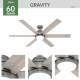 A thumbnail of the Hunter Gravity 60 LED Alternate Image