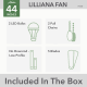 A thumbnail of the Hunter Lilliana 44 LED Alternate Image
