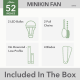 A thumbnail of the Hunter Minikin 52 LED Alternate Image